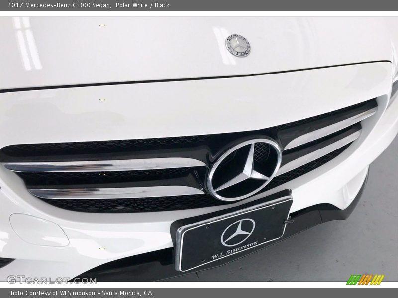 Polar White / Black 2017 Mercedes-Benz C 300 Sedan