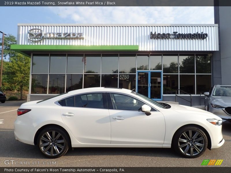 Snowflake White Pearl Mica / Black 2019 Mazda Mazda6 Touring