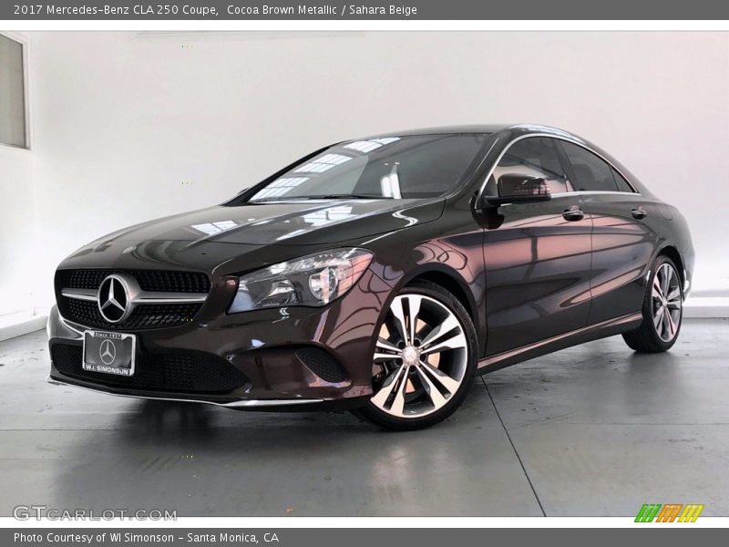 Cocoa Brown Metallic / Sahara Beige 2017 Mercedes-Benz CLA 250 Coupe