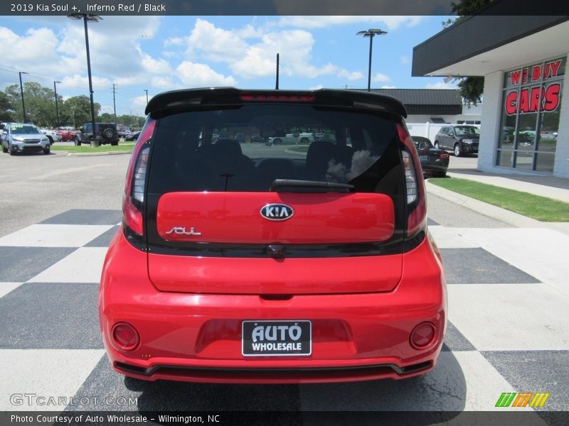 Inferno Red / Black 2019 Kia Soul +