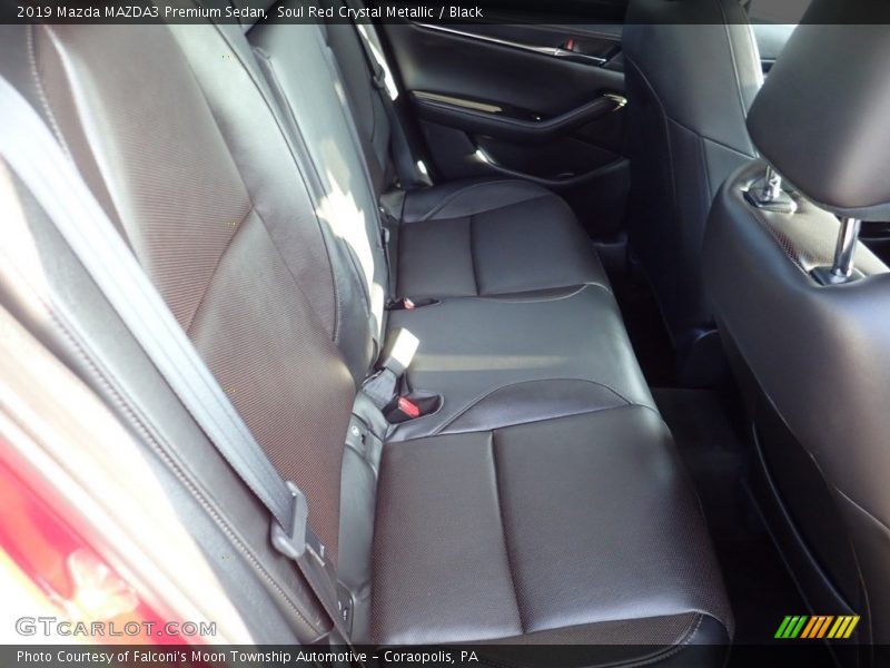 Soul Red Crystal Metallic / Black 2019 Mazda MAZDA3 Premium Sedan