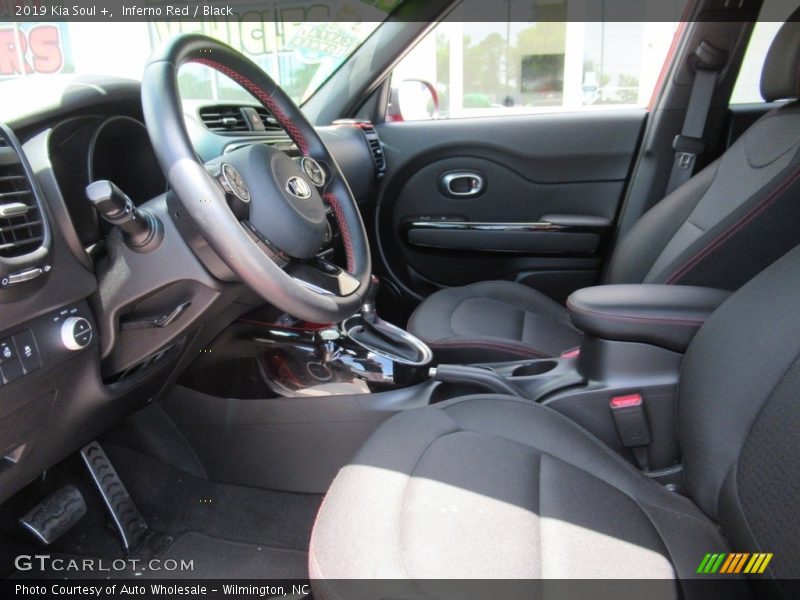 Inferno Red / Black 2019 Kia Soul +