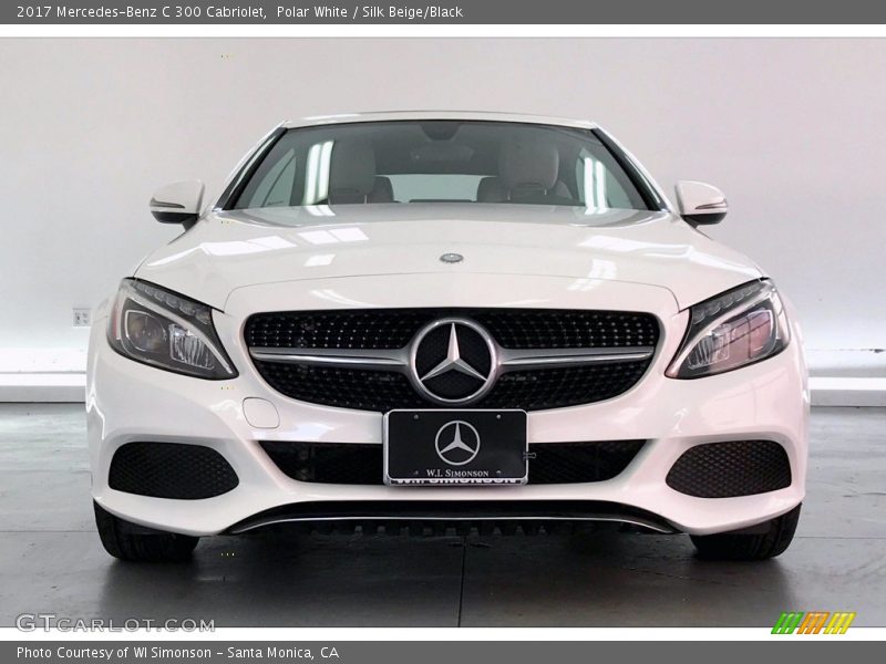 Polar White / Silk Beige/Black 2017 Mercedes-Benz C 300 Cabriolet