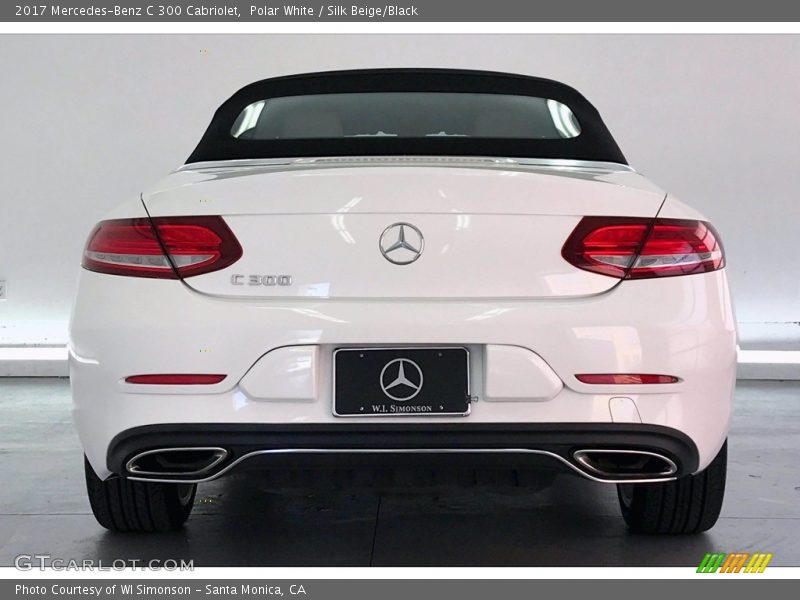 Polar White / Silk Beige/Black 2017 Mercedes-Benz C 300 Cabriolet