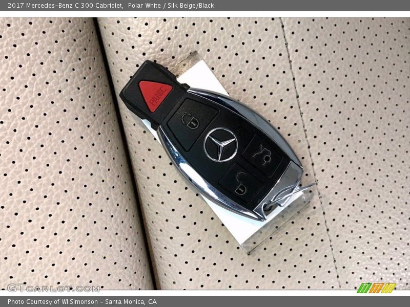 Polar White / Silk Beige/Black 2017 Mercedes-Benz C 300 Cabriolet