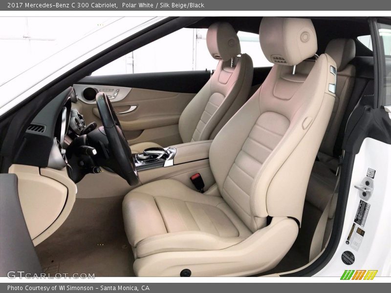 Polar White / Silk Beige/Black 2017 Mercedes-Benz C 300 Cabriolet