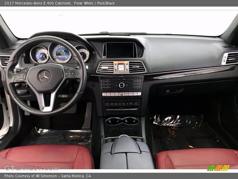 Polar White / Red/Black 2017 Mercedes-Benz E 400 Cabriolet