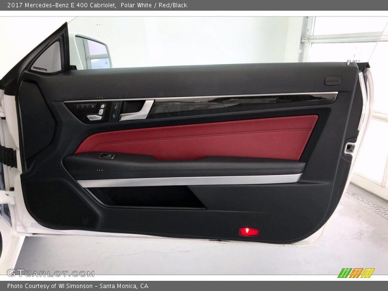 Polar White / Red/Black 2017 Mercedes-Benz E 400 Cabriolet