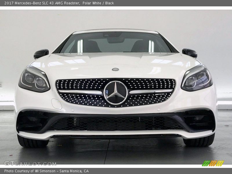 Polar White / Black 2017 Mercedes-Benz SLC 43 AMG Roadster