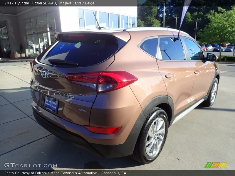 Mojave Sand / Beige 2017 Hyundai Tucson SE AWD