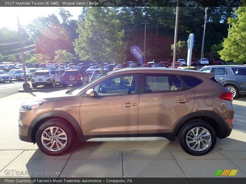 Mojave Sand / Beige 2017 Hyundai Tucson SE AWD