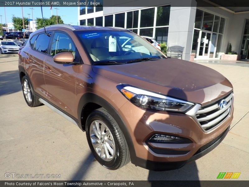 Mojave Sand / Beige 2017 Hyundai Tucson SE AWD