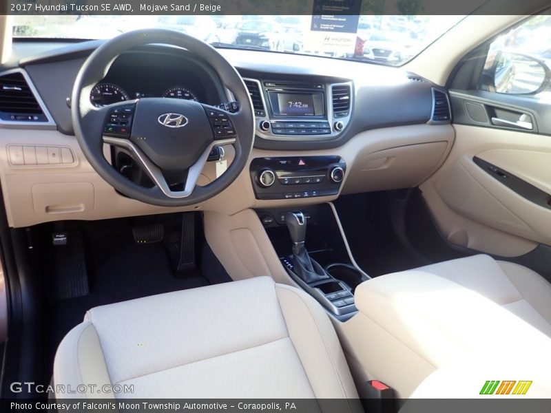 Mojave Sand / Beige 2017 Hyundai Tucson SE AWD