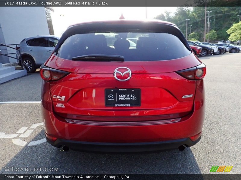 Soul Red Metallic / Black 2017 Mazda CX-5 Touring AWD
