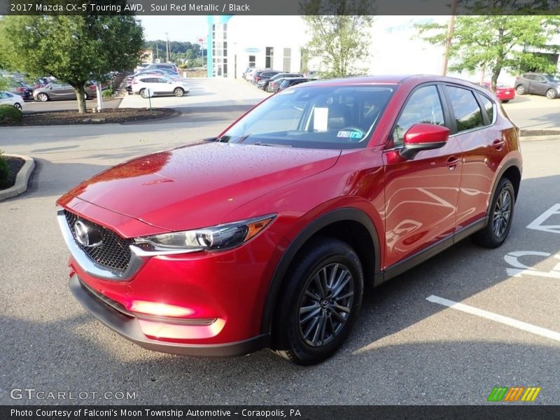 Soul Red Metallic / Black 2017 Mazda CX-5 Touring AWD