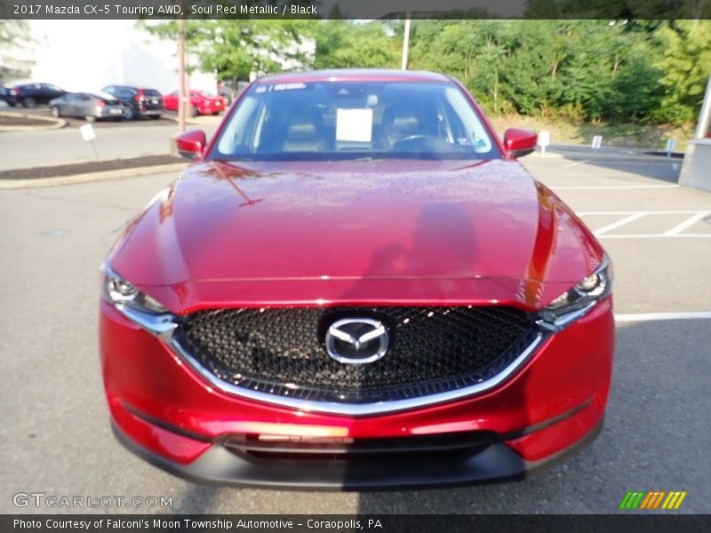 Soul Red Metallic / Black 2017 Mazda CX-5 Touring AWD