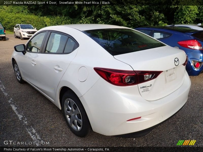 Snowflake White Pearl Mica / Black 2017 Mazda MAZDA3 Sport 4 Door