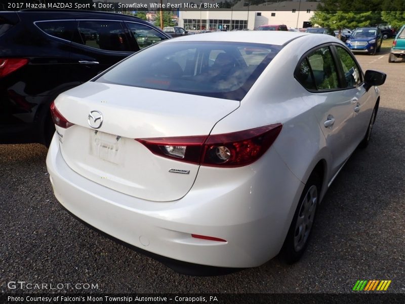 Snowflake White Pearl Mica / Black 2017 Mazda MAZDA3 Sport 4 Door