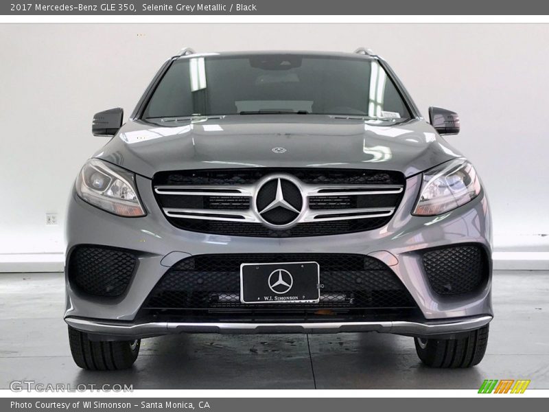 Selenite Grey Metallic / Black 2017 Mercedes-Benz GLE 350