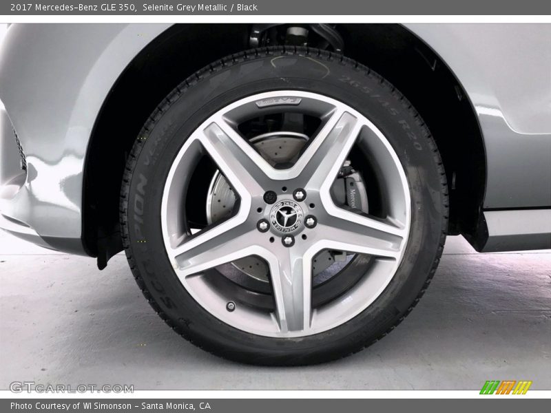 Selenite Grey Metallic / Black 2017 Mercedes-Benz GLE 350