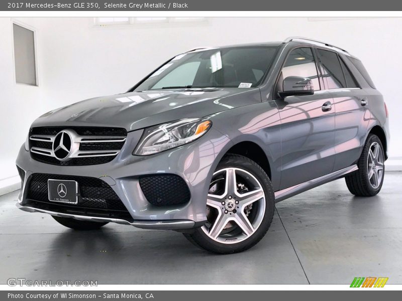 Selenite Grey Metallic / Black 2017 Mercedes-Benz GLE 350