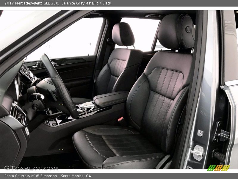 Selenite Grey Metallic / Black 2017 Mercedes-Benz GLE 350