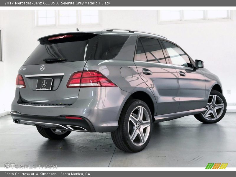 Selenite Grey Metallic / Black 2017 Mercedes-Benz GLE 350