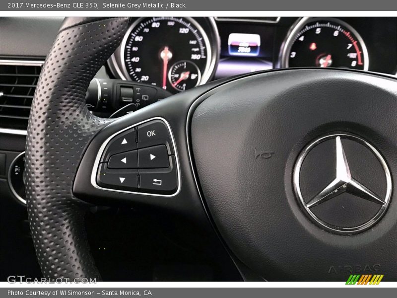 Selenite Grey Metallic / Black 2017 Mercedes-Benz GLE 350