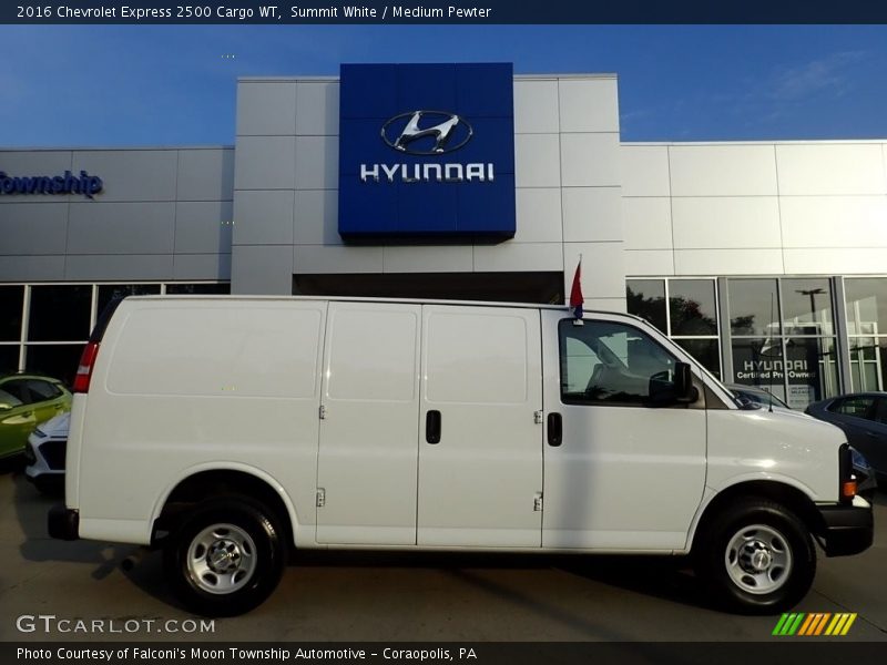 Summit White / Medium Pewter 2016 Chevrolet Express 2500 Cargo WT