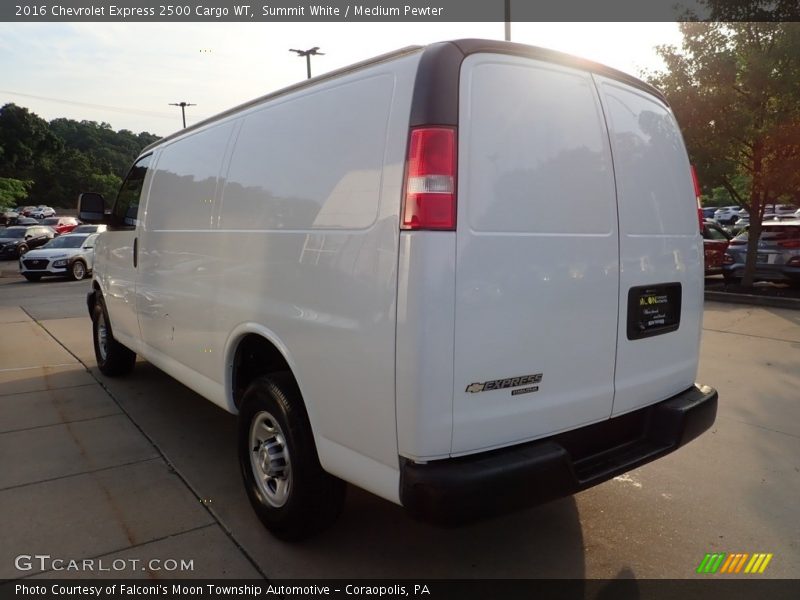 Summit White / Medium Pewter 2016 Chevrolet Express 2500 Cargo WT