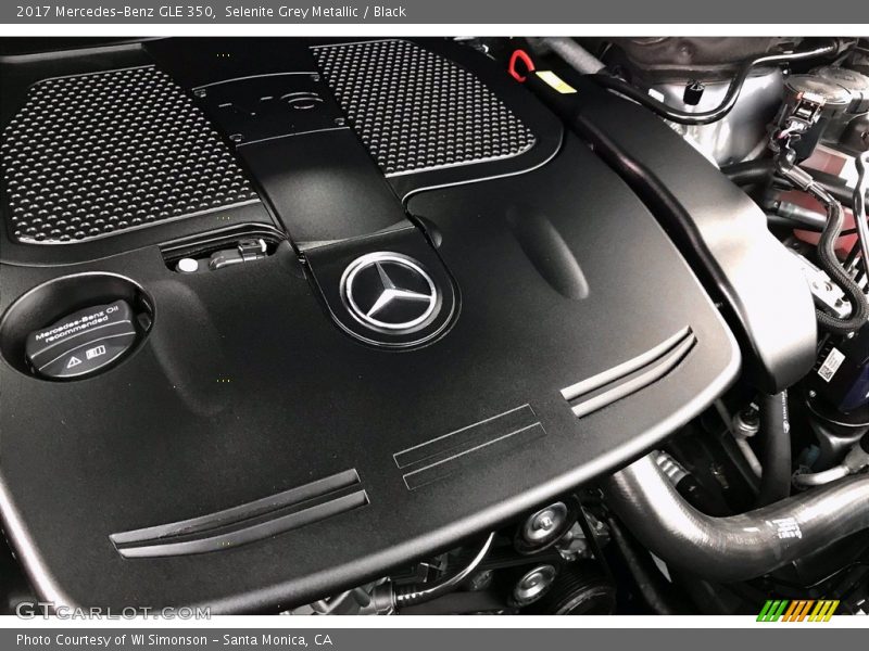 Selenite Grey Metallic / Black 2017 Mercedes-Benz GLE 350