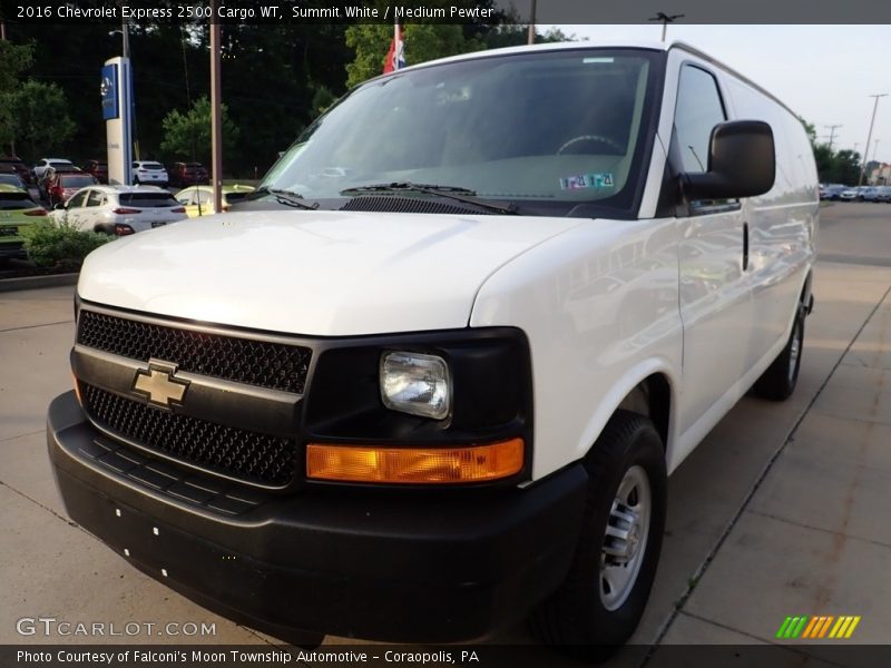 Summit White / Medium Pewter 2016 Chevrolet Express 2500 Cargo WT