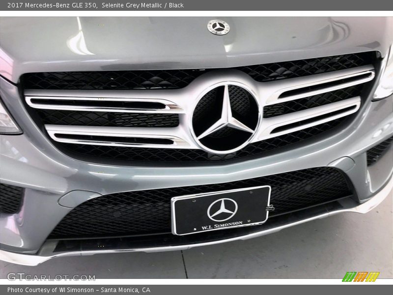 Selenite Grey Metallic / Black 2017 Mercedes-Benz GLE 350