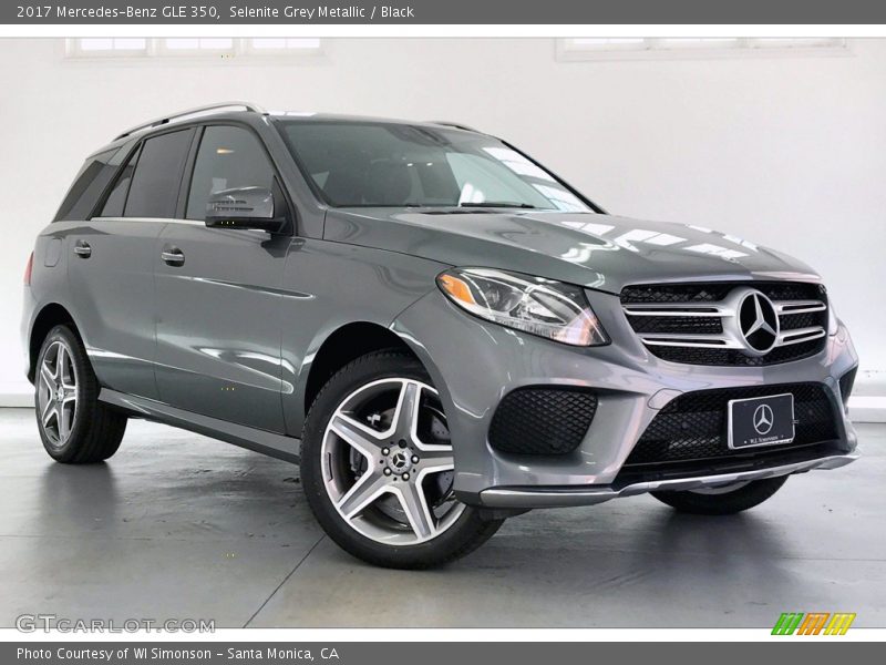 Selenite Grey Metallic / Black 2017 Mercedes-Benz GLE 350