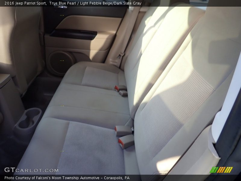 True Blue Pearl / Light Pebble Beige/Dark Slate Gray 2016 Jeep Patriot Sport