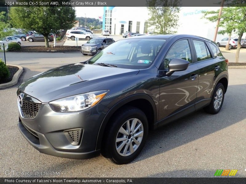 Meteor Gray Mica / Black 2014 Mazda CX-5 Sport AWD