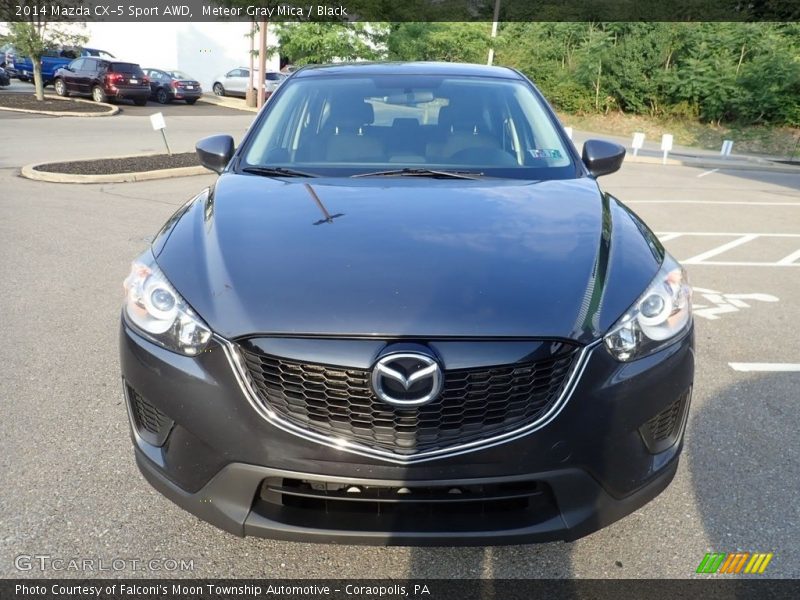 Meteor Gray Mica / Black 2014 Mazda CX-5 Sport AWD