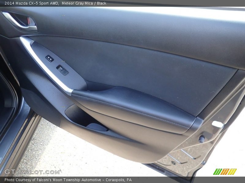 Meteor Gray Mica / Black 2014 Mazda CX-5 Sport AWD