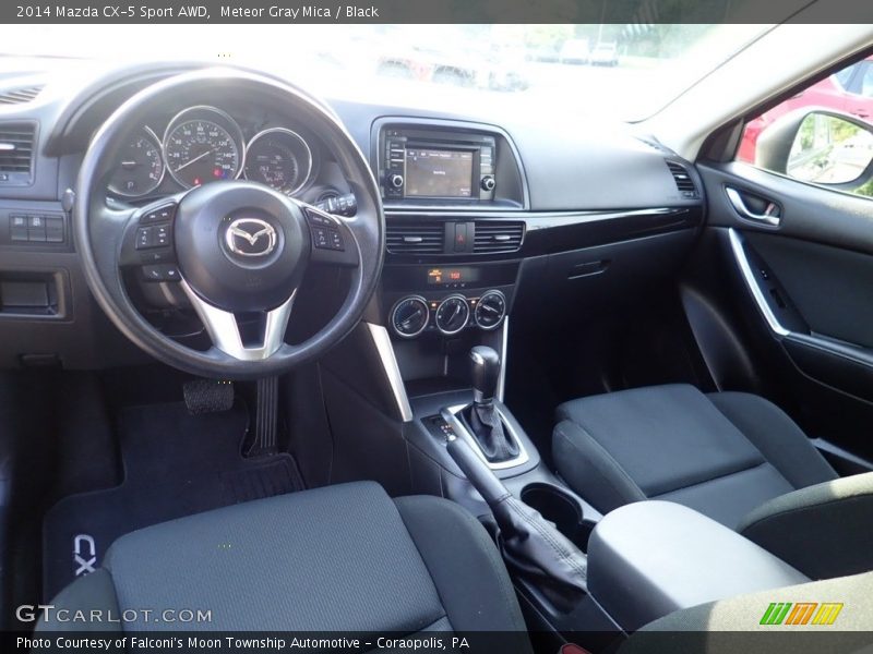 Meteor Gray Mica / Black 2014 Mazda CX-5 Sport AWD