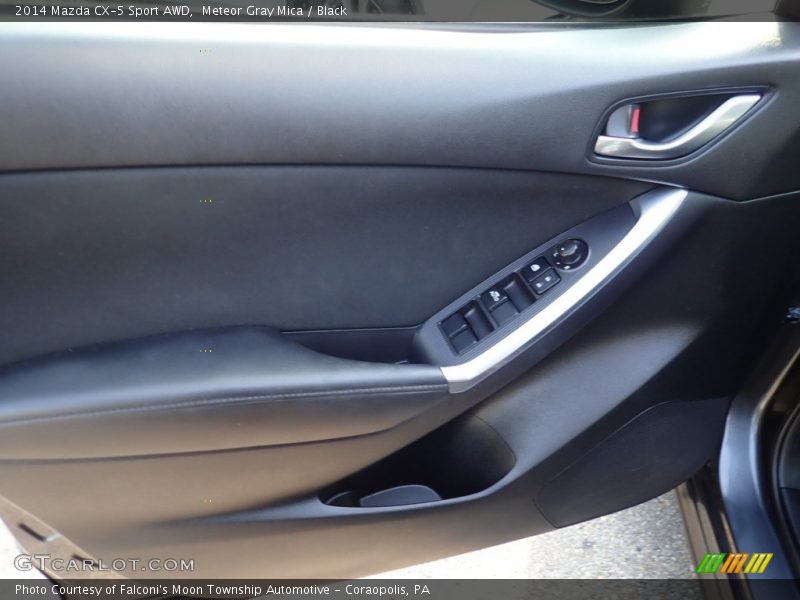 Meteor Gray Mica / Black 2014 Mazda CX-5 Sport AWD