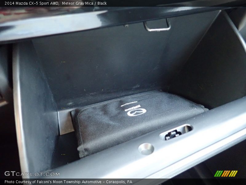Meteor Gray Mica / Black 2014 Mazda CX-5 Sport AWD