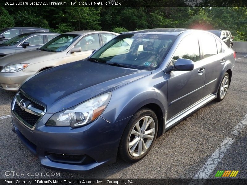 Twilight Blue Metallic / Black 2013 Subaru Legacy 2.5i Premium