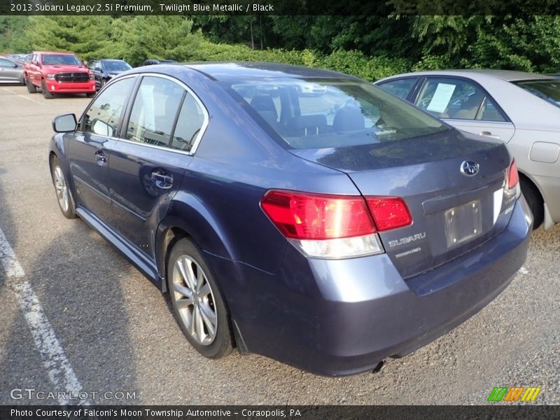 Twilight Blue Metallic / Black 2013 Subaru Legacy 2.5i Premium