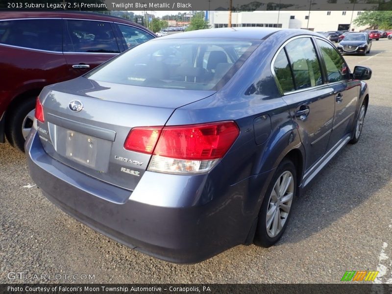 Twilight Blue Metallic / Black 2013 Subaru Legacy 2.5i Premium