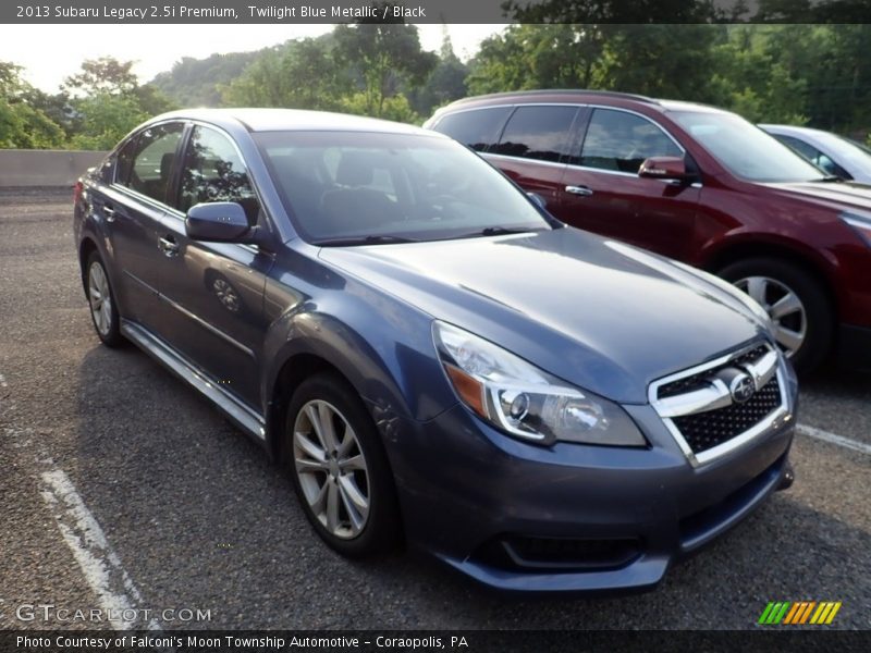 Twilight Blue Metallic / Black 2013 Subaru Legacy 2.5i Premium