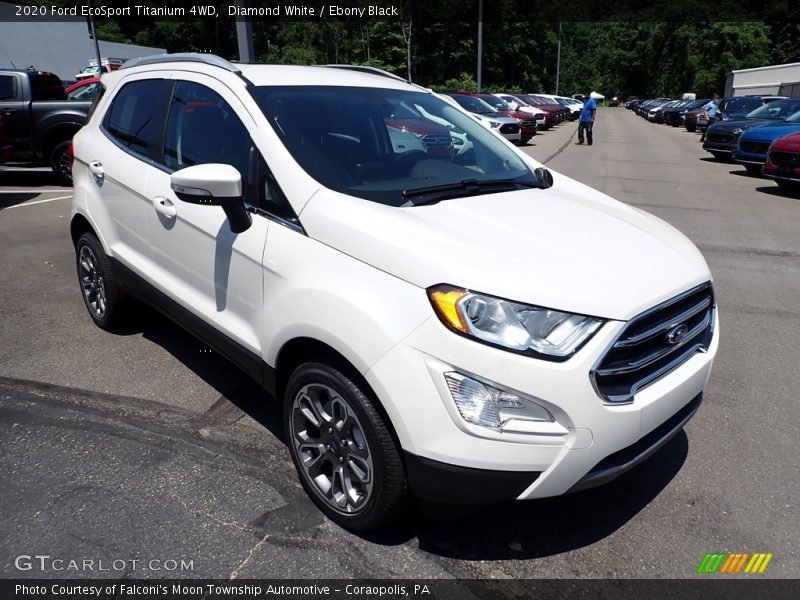 Diamond White / Ebony Black 2020 Ford EcoSport Titanium 4WD