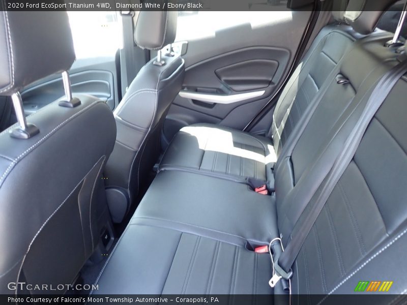 Diamond White / Ebony Black 2020 Ford EcoSport Titanium 4WD
