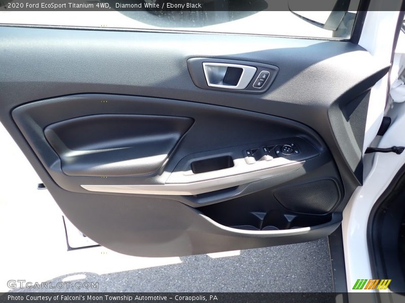 Diamond White / Ebony Black 2020 Ford EcoSport Titanium 4WD