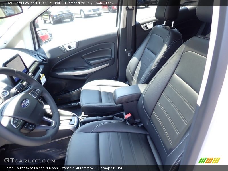 Diamond White / Ebony Black 2020 Ford EcoSport Titanium 4WD