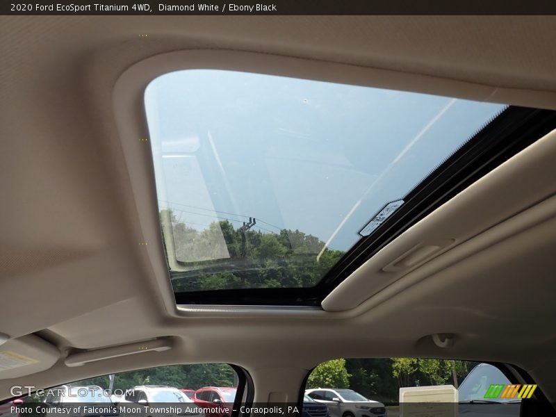 Diamond White / Ebony Black 2020 Ford EcoSport Titanium 4WD